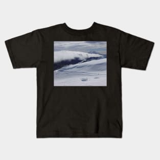 Ski Mountain Panorama Kids T-Shirt